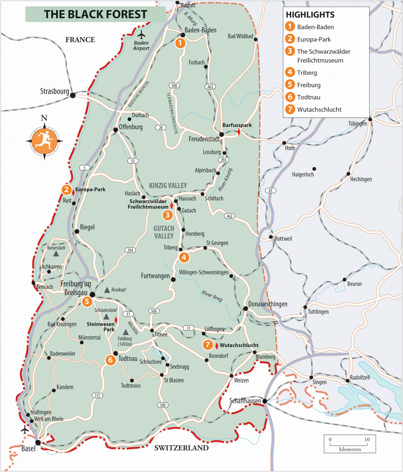 Carte de la Forêt-Noire